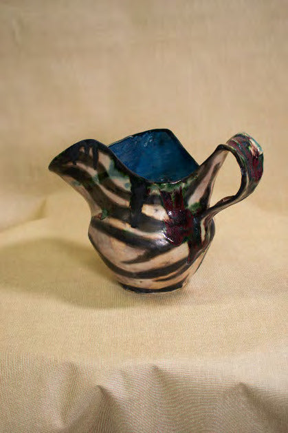 Ceramic water pitcher